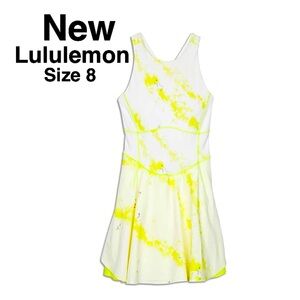 New lululemon court crush dress ccel/elle Size 8 with tags ⭐️⭐️⭐️⭐️